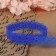 Capricon lace, 15 mm × 10 ± 1 m, blue color