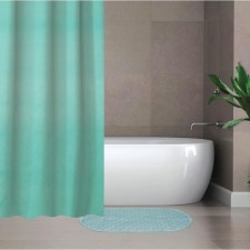 Savanna Savanna Swim Savanna: Curtain 180 × 180 cm, carpet 38 × 69 cm, sea wave color
