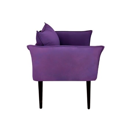 The Naples chair, without a mechanism, velor, purple color-1