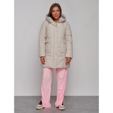 Winter jacket, size 48, beige color