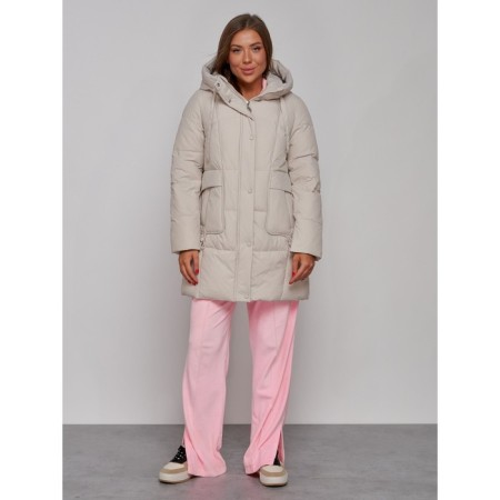 Winter jacket, size 48, beige color