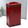 Casket wood, leatherette for 2 bottles "winemaking" 4 red-brown items 35x12x20 cm