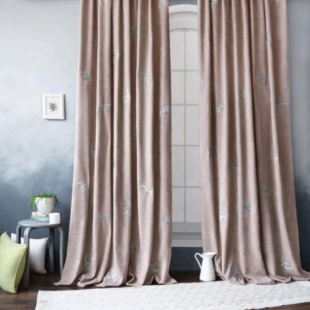 Set of curtains "Liberty", size 145 x 270 cm - 2 pcs, color is light - gray