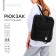 Backpack School Textile Cat, 38x27x13 cm, black color