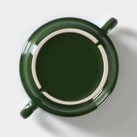 Punto Verde broth, 300 ml, d = 11.5 cm, green color-5