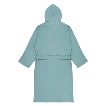 Wafel bathrobe Sofi de Marko naomi, with a hood, size S, menthol color-2