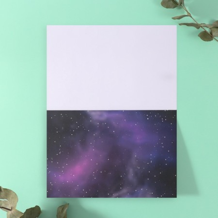 Stickers in the book "Cosmography" + 3 background holography 20.7x14.2 cm-11