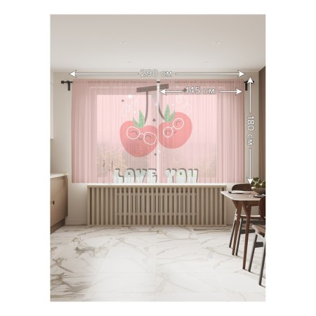 Photo "Cherry Love", size 145x180 cm, 2 pcs-1