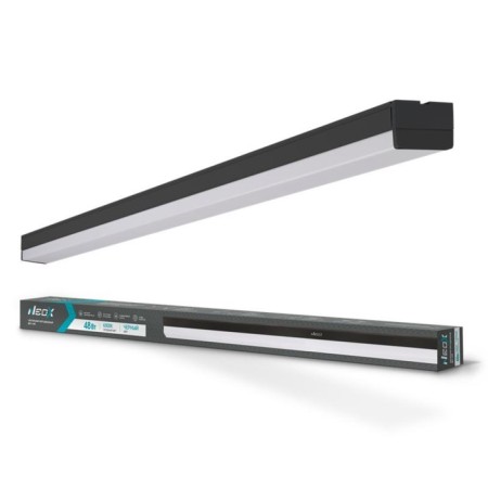 LED LED NEOX, DBO-Line 48W, 6500K, IP40, 4800LM, 100LM/W, 230V, black