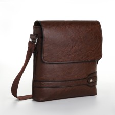 Male bag, brown color