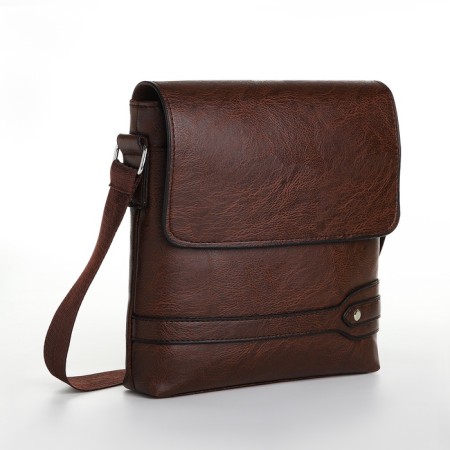 Male bag, brown color