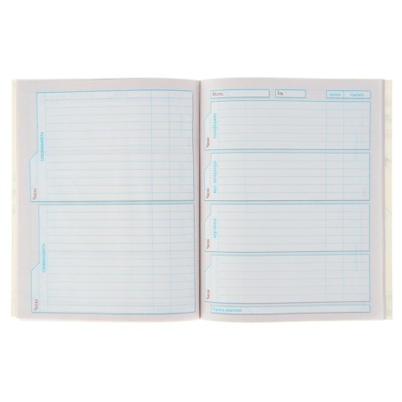 Diary for a music school, 48 sheets, "drawings in ink", soft cover, with reference material, two -color block-1