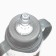 A bottle for feeding "Happy" 150 ml, cylinder, with handles, color gray color