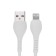 Hoco X37, Lightning cable - USB, 2.4 A, 1 m, PVC braid, white