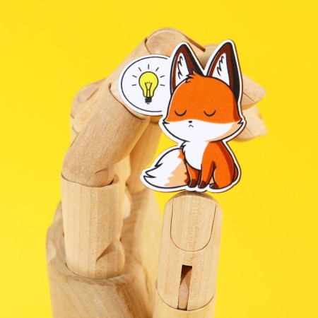 Wooden icons "This is a crazy idea", 2 pcs.-4