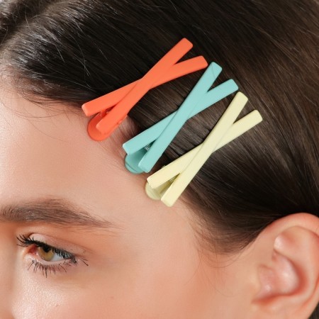 Fit and hair clips (3 pcs.) "Fox", set-7