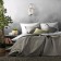 Set "Ibiza": a bedspread 160 x 220 cm, pillowcases 40 x 40 cm - 2 pcs, beige - gray