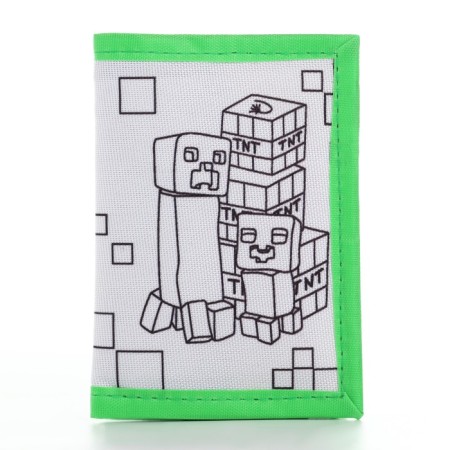 Velcro purse for coloring "Pixel World"-2