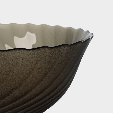 Glass salad "Ocean Eclips", 2.3 l, d = 24 cm-3