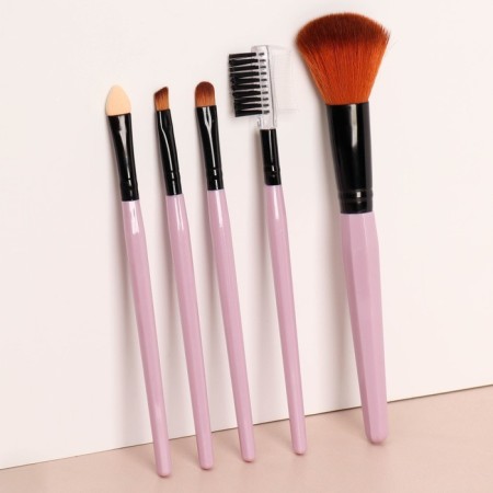 Set of makeup brushes "Soft", 5 objects, color mix-1