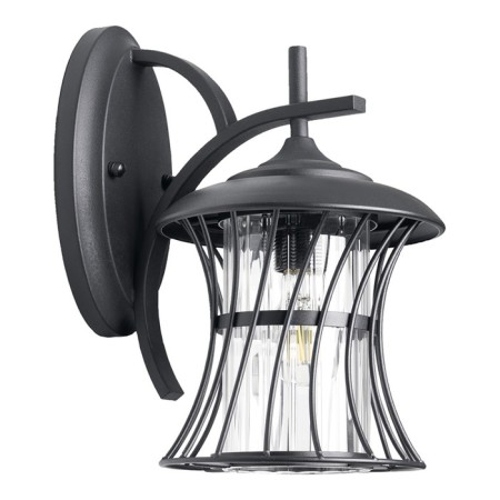 Sadovo-park lamp Feron PL520, IP44, E27, 60 W, 200x250x340 mm, black color-1