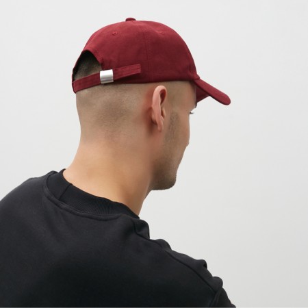 Baseball cap with MINAKU inscriptions color red, size 54-56-3