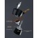 ALUM BLACK GAREER COVERNARY COVERNARY, 6 cups, 300 ml, black color