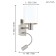 Sconces of LED Passteri 1x40W 1x3.5W