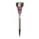 Garden lamp on the sunny battery "Violet stained glass", 7 × 38.5 × 7 cm, 1 LED, glow white