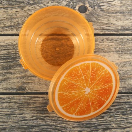 Container Plastic food shade "Juicy fruit", 500 ml, color mix-6