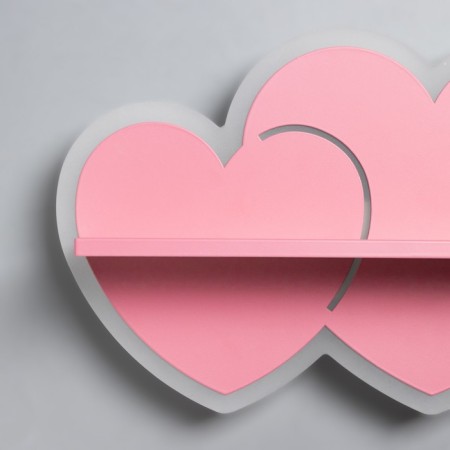 Bra "Hearts" LED 18W Pink 35x25x8cm-7