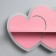 Bra "Hearts" LED 18W Pink 35x25x8cm