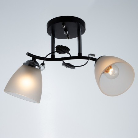 Chandelier 2005/2 E27 60W black+chrome 44x26x25 cm Bayerlux-1