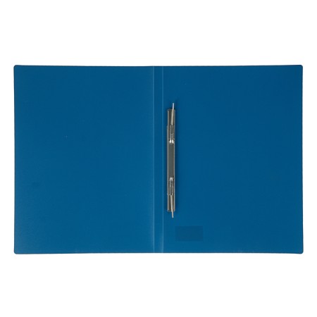 A folder with a spring -resource A4, 500 microns, a root of 15 mm, calligrata, up to 100 sheets, blue-1