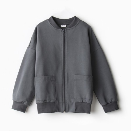 Джемпер для мальчика MINAKU, цвет графит, рост 164 см-6