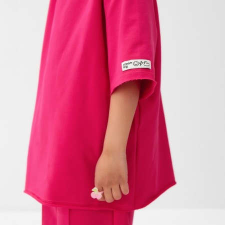 Children's T -shirt KAFTAN, p. 32 (110 - 116 cm), pink-4