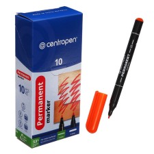 Permanent marker 2.0 mm centropen 2846, line 1 mm, color orange color