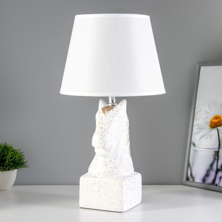 Horse table lamp E14 40W white 22x22x41 cm Risalux