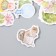 Stickers for creativity "Sukkualent" set 45 pcs 4.4x4.4x1.1 cm