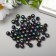Beads for creativity plastic "gasoline" set 20 grams 0.8x0.8 cm