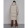 Coat insulated winter female, size 44, color light gray
