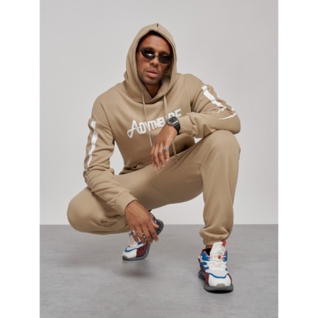 Sports suit men's, size 54, beige color-17