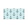 Basket for toys "Zigzags with anchors, size 35x50 cm