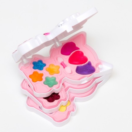 Cosmetics set for girls "cat", 3 layers-2