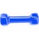 Rubberized dumbbells Bradex SF 0166, blue, 4 kg