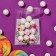 BOPP package with sticky tape, "Thank you", 7*7+3cm