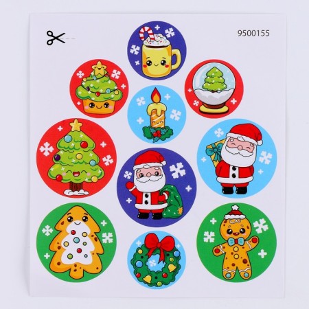 Set for creativity "Cute badges. New Year"-9