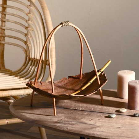 CLAFT CLAFT dish, rattan 40x20x30 cm
