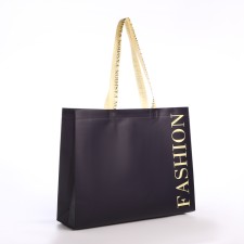 Bag without fastening, blue color