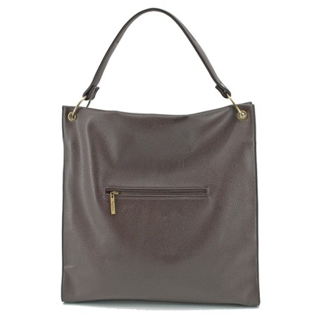 B2766 Bag Schoper, lightning department, brown color 41x39x10cm-1